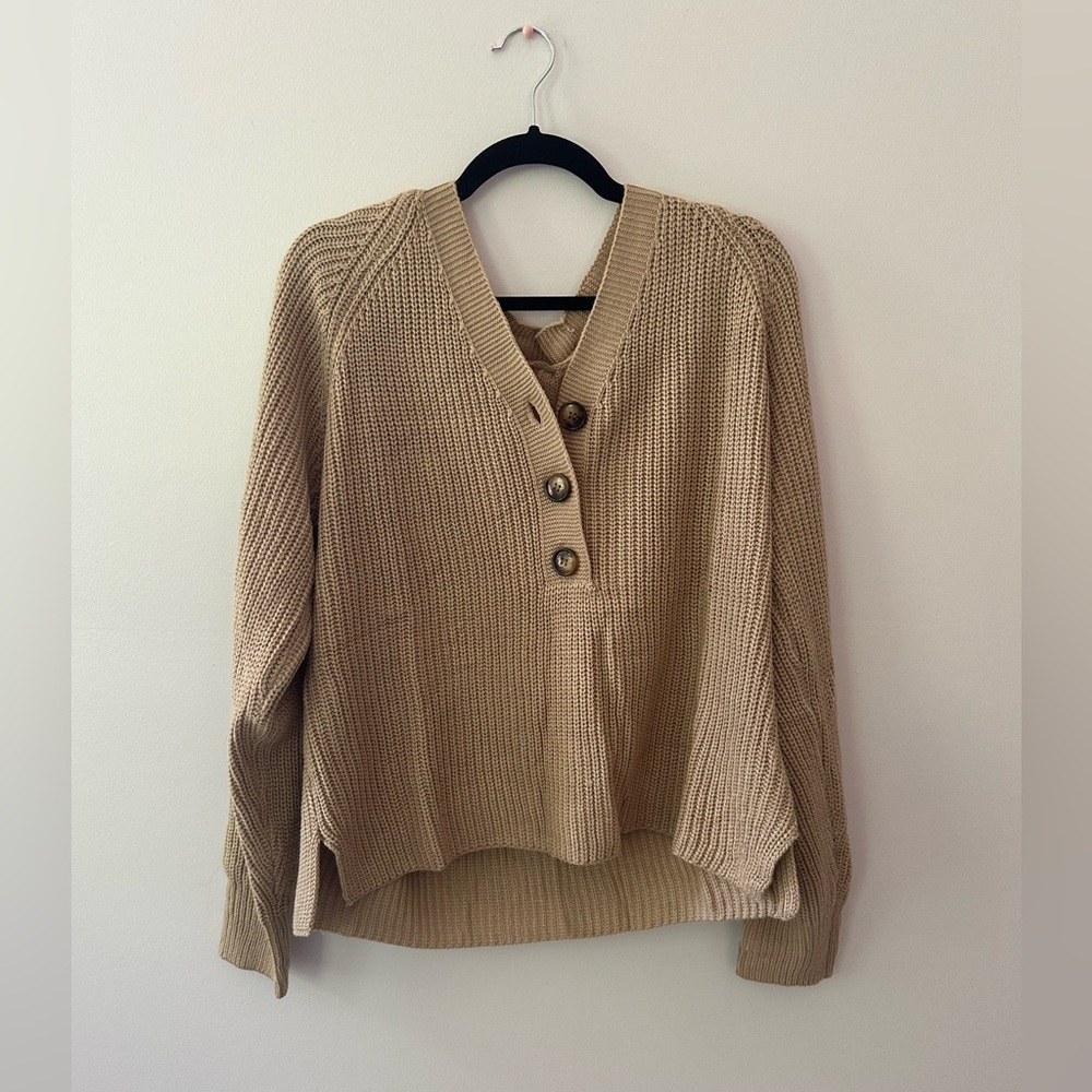 Teddy Brown Knit-Sweater
